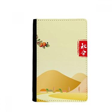 Imagem de Autumnal Equinox Twenty Four Solar Term Porta-passaporte Notecase Burse Capa carteira carteira porta-cartões