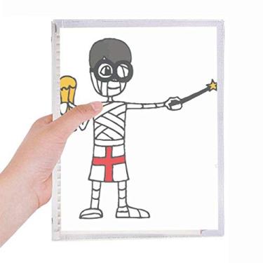 Imagem de Caderno de troféu de futebol do Reino Unido com folhas soltas e diário recarregável, artigos de papelaria