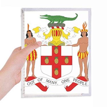 Imagem de Caderno Jamaica North America National Emblem Notebook Folhas Soltas Diário Recarregável Papelaria