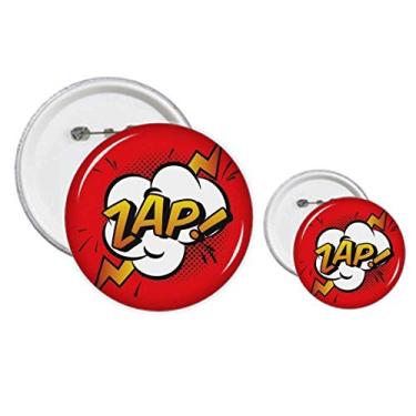 Imagem de Boom Exclamation Zap Pins Badge Kit de artesanato