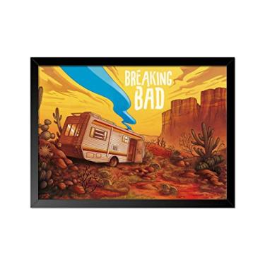 Imagem de Quadro Poster Breaking Bad Trailler 33x23cm