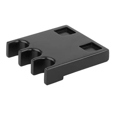 Imagem de Deevoka Suporte para tacos de bilhar, suporte para tacos de sinuca, madeira durável, simples, preto, fácil de usar, suporte profissional para tacos,