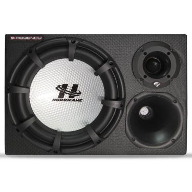 Imagem de Caixa Trio Hurricane Platino 12" Corneta Super Tweeter