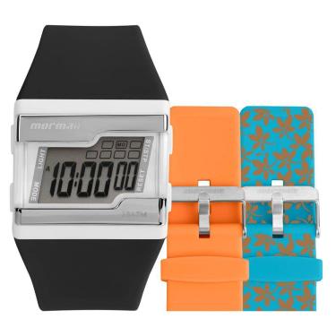 Imagem de Relógio MORMAII KIT unissex digital borracha FZN/T8L