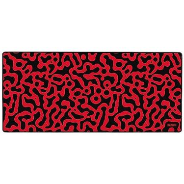 Imagem de KUMORI Deskmat Mouse Pad Grande Gamer Speed Neoprene Antiderrapante Resistente à Água (60x30 cm, Pattern Liquid)