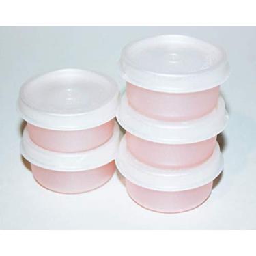 Imagem de Tupperware Smidgets BPA-Free Light Pearl Pink 1 Ounce Containers Set of 5