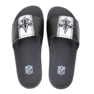 Imagem de Chinelo Nfl New Orleans Saints New Era Slide Logo Masculino