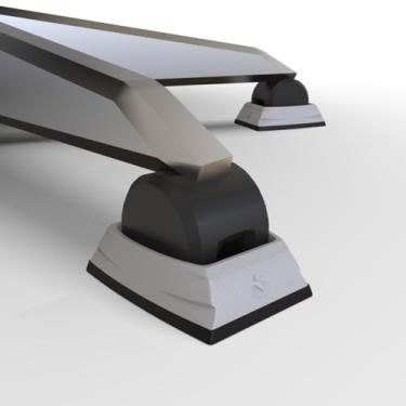 Imagem de Kit 3 Trava Rodinhas Cadeira Gamer Jogos Antiderrapante