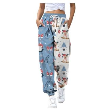 Imagem de Calça De Moletom De Sweats Sweats Polt De Estilo De Matéria De Jarrete Elástico Da Cintura