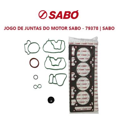 Imagem de Junta Motor Superior Sabó Ford Fiesta Clx Zetec Rocam 1.6 L 8V Sohc L4 A 1999 A 2005