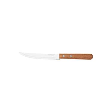 Imagem de Kit de Facas Para Churrasco E Frutas 60 peças Tramontina Dynamic Com Lâmina Em Aço Inox E Cabo De Madeira Natural 5"