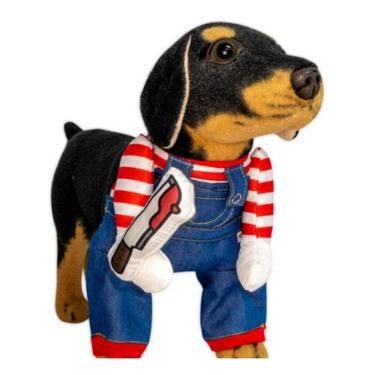 Imagem de Fantasia Pet Chuck Boneco Assassino Gato Cachorro Halloween