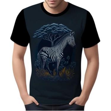 Imagem de Camisa Camiseta Estampada T-Shirt Animais Zebra Listras Hd 2 - Enjoy S