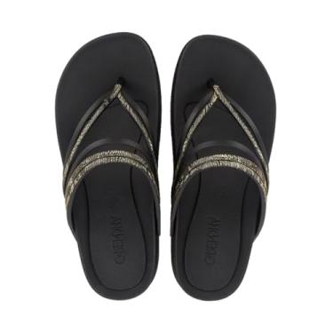 Imagem de Grendene, Chinelo Feminino Grendha Beleza AD Com Tiras - Grendene Cor:Preto;Tamanho:33/34