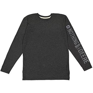 Imagem de John Deere Camiseta preta de manga comprida com estampa Nothing Runs Like A Deere, Preto, 3G