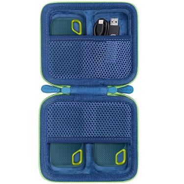 Imagem de Aenllosi Capa de viagem rígida de substituição para SanDisk Extreme PRO SDSSDE81/SDSSDE80 / Extreme SDSSDE61 portátil 500 GB/1/2/4 TB SSD (Monterey, apenas capa)