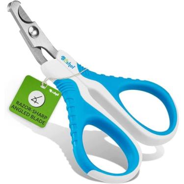 Imagem de Cortadores de unhas Boshel Cat – Aparador de unhas profissional para gatos – aparador de unhas e aparadores de unhas para animais de estimação seguros e angulares – Tesoura para unhas para gatos com alça antiderrapante – Pantufas de garra para cães e gatos pequenos