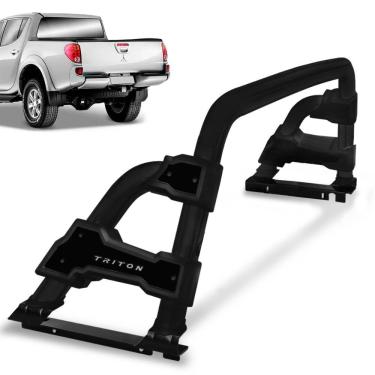 Imagem de Santo Antonio L200 Triton 2008 a 2018 Preto STR Sem Grade