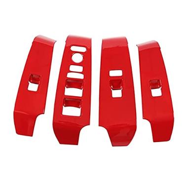 Imagem de RAGBUSCLE Tampa do painel do apoio de braço da porta, acabamento do interruptor de fechadura da porta, acabamento da tampa do painel de controle da janela, compatível com Honda Civic 11ª geração 2022