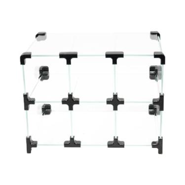 Imagem de Baleiro Preto de Vidro - 0,30 x 0,20 x 0,20m