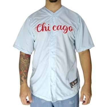 Imagem de Camisa Baseball M10 Chicago Azul Bebê