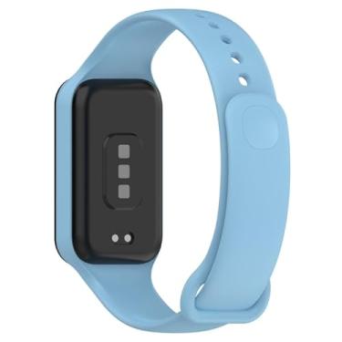 Imagem de Pulseiras de silicone NSmart compativeis com Redmi Smart Band 2 (BAND 2, Azul Céu)