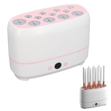 Imagem de Maquina de Secagem Pincel de Maquiagem Automatico USB Escova Esponja Portatil Secador Multiuso