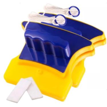 Imagem de Kit 2 Limpador de Vidros Magnético Dupla Face para Janelas - Rodo de Vidro