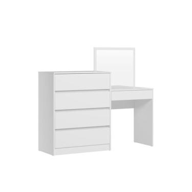 Imagem de Cômoda Penteadeira Duo 4 Gavetas Albatroz