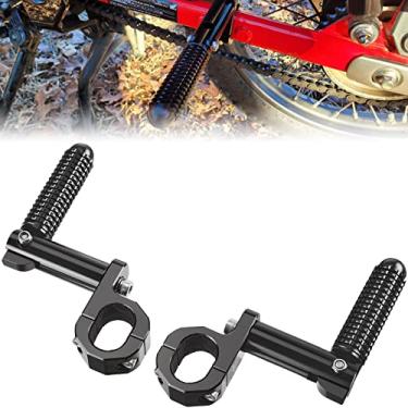 Imagem de KEMIMOTO Pegs de apoio para os pés traseiros do passageiro compatíveis com CT125 Trail 125 Hunter Cub 2021 2022 2023 2024 Pegs dobráveis de motocicleta