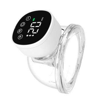 Imagem de Esquirla Bomba elétrica bomba display led baixo ruído bomba de amamentação automática ordenhador para a mãe presentes viagem ao ar livre casa, Preto 1pcs
