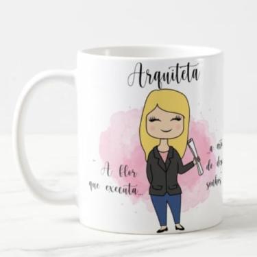 Imagem de Caneca Arquiteta Arquitetura Feminina 325ML