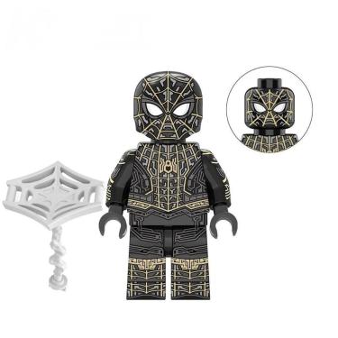 Imagem de Boneco Blocos De Montar Aranha Sem Volta Pra Casa Black