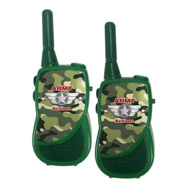 Imagem de Walkie Talkie Infantil Army Action Dm Toys Homologação: 26861811346