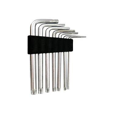 Imagem de Western Jogo Kit Chave Torx Longa 7 Peças Em Aço Cromo Vanádio