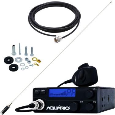 Imagem de Rádio Px 40 Canais Rp40 Antena Mini Maria Mole 1,40m Cabo 5,5m Parafus