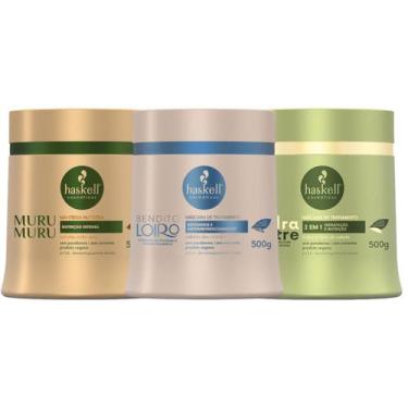 Imagem de Kit Cronograma Haskell Cabelos Loiros Bendito Loiro + Murumuru + Hidra