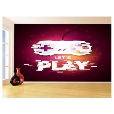 Imagem de Papel De Parede 3D Salão De Jogos Controle Play 3,5M Jcs115 - Você Dec
