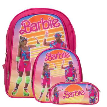 Imagem de Mochila Infantil Feminina Barbie Ken Costas Lancheira Estojo - TOYS 2U