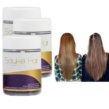 Imagem de Vitaminas & Minerais Tratamento 90 Dias Cabelos Pele Unha - Sauke Beau