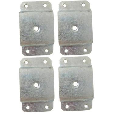Imagem de 4 Chapa Reta Fixação Metal Palito Rosca 5/16 - Jthome, 4, Chapa Reta