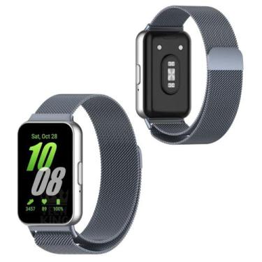 Imagem de Pulseira metal para Samsung Galaxy Fit3 - não descasca - TECK KING