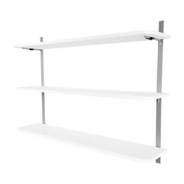 Imagem de Prateleira de Parede Nicho Wick Modelo Industrial - Loja da Isa, Prata