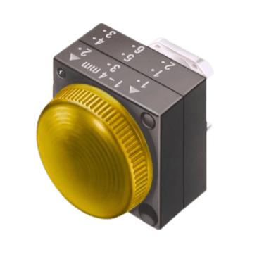 Imagem de Botão Frontal Amarelo Sinaleiro 3SB3001-6AA30 - Siemens