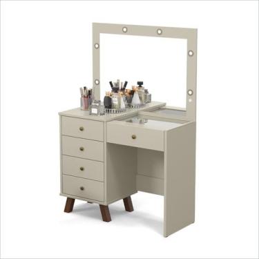 Imagem de Penteadeira Camarim Mel Off White- Patrimar Móveis