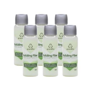 Imagem de 06 Building Fiber Carga de Queratina c/ 18-MEA 35ml cada - Grandha