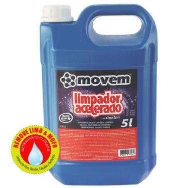 Imagem de (2035) Limpador Acelerado Movem 05 Litros (Detergente Clorado) - Kit C