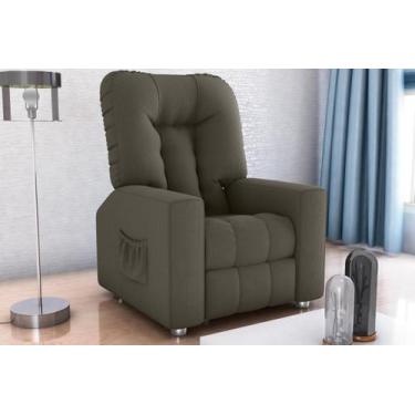 Imagem de Poltrona Reclinável MX5 Pallas Suede Cappuccino B 255 - Matrix - LM DE