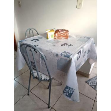 Imagem de Toalha De Mesa Retangular Impermeável Térmica 1,40 X 1,40 - Le Bianco,