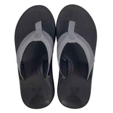 Imagem de Chinelo Hurley Deck X-Fuse Vermelho Cinza, 37/38, Vermelho